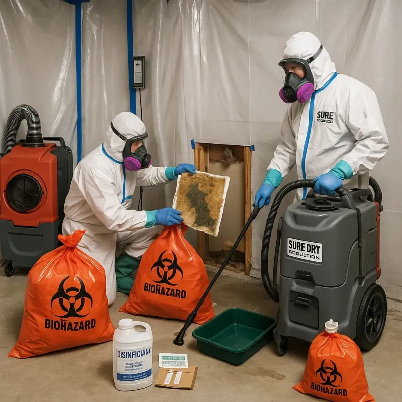 Contaminated Water Handling Protocols process in Huntington Woods, MI