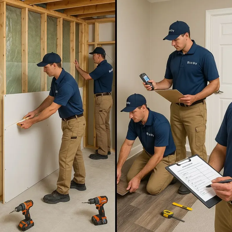 Repairs and Reconstruction process in Huntington Woods, MI