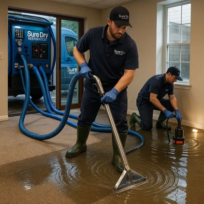 Water Extraction and Removal process in Huntington Woods, MI